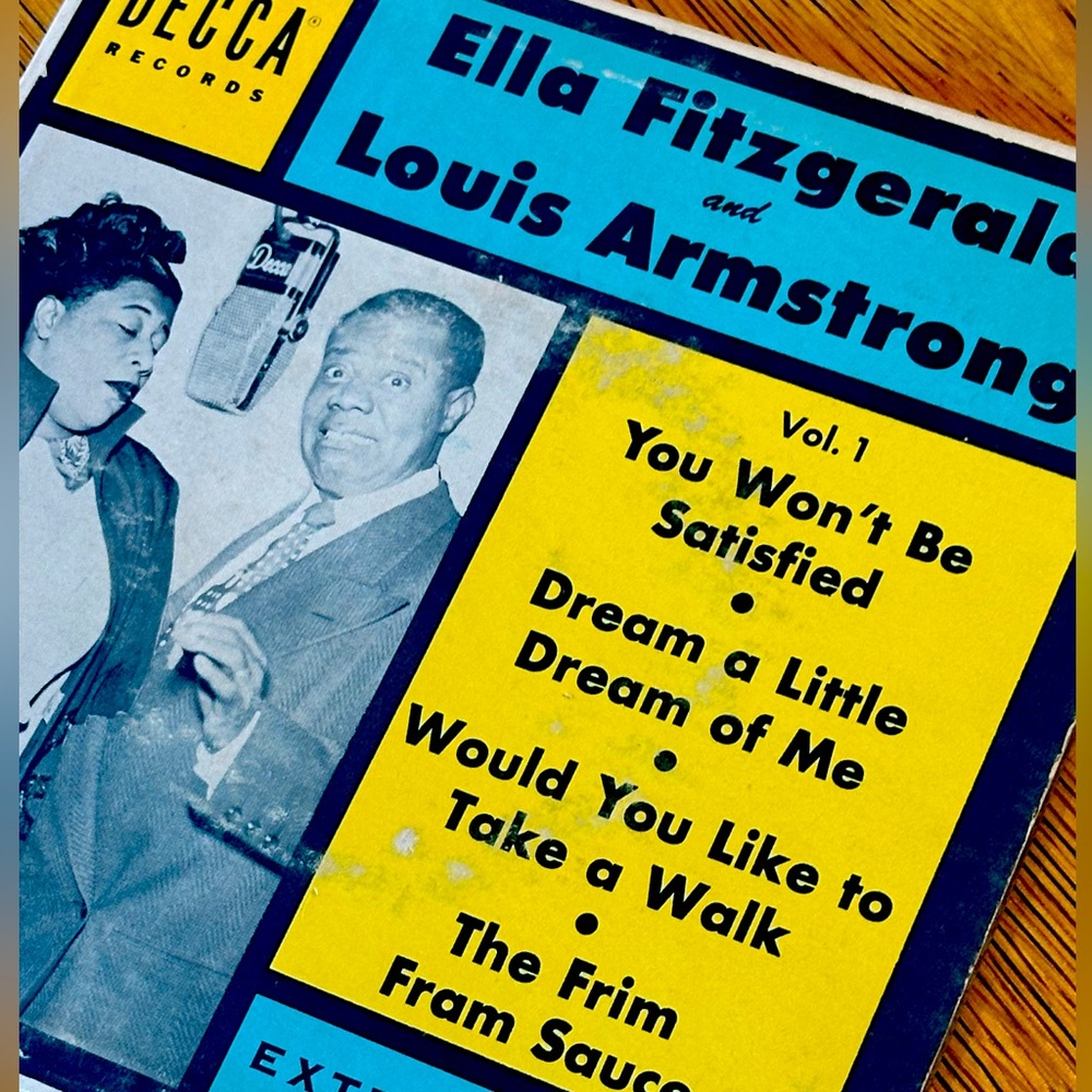 Ella Fitzgerald & Louis Armstrong Vintage Record